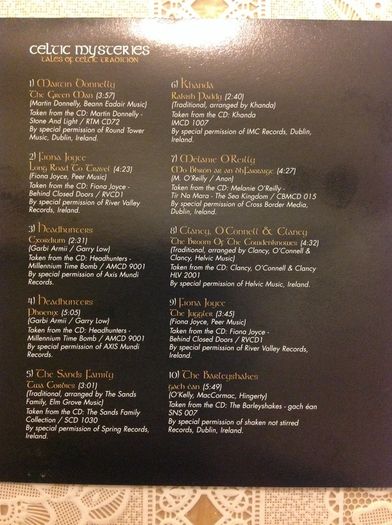 Celtic Mysteries.  Tales of Celtic Tradition. CD.