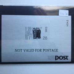 Irish stamps, blackprint from 1988-1889 Yearbook