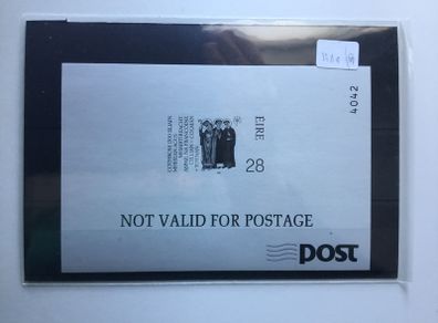 Irish stamps, blackprint from 1988-1889 Yearbook