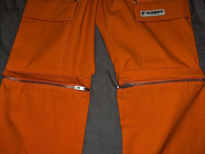 MISBHV Orange Straight-leg Trousers