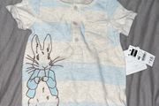 Peter rabbit romper newborn with tags