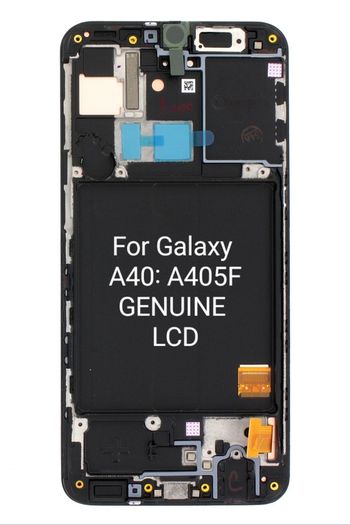 Samsung Galaxy A40 (a405f/ds) Display, Black, Gh82-19672a;gh82-19674a