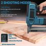 Cordless Brad Nailer Staple Gun for Makita 18V, 2 Batteries, Charger, Case + 1000 Nails Image 7