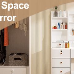 Dressing Table with Mirror and Stool