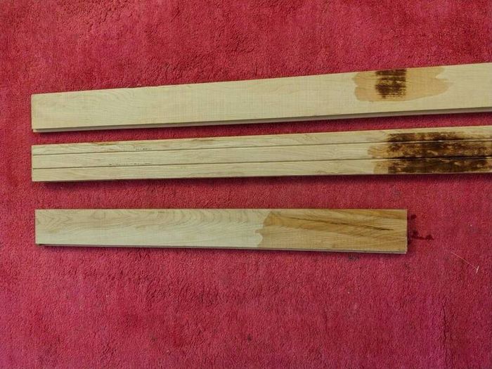 Vintage Raw Solid Maple Planks suitable for Guitar Neck Blanks