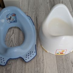 Children's potty and toilet trainer seat
