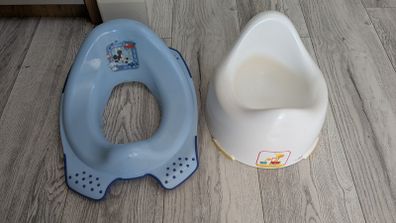 Children's potty and toilet trainer seat
