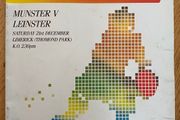 Very Rare 1991 Munster v Leinster - Interprovincial Championship Programme