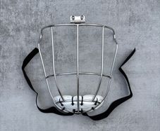 Hurling Helmet Kilkenny FaceGuard with White Chin Piece