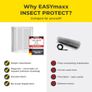 Fly Screen for Windows with Magic Click | Mosquito net can be Individually Cut to Size for All Windows up to 150x130 cm | Easy Installation with 12 Magnets - no Drilling or screwing [Black] Image 8