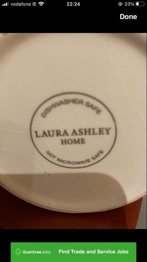 Laura Ashley small red polka dot milk - cream jug