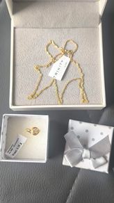 14K (585) Yellow Gold Necklace with Pendant Perfect Gift for Baptism or First Communion