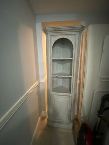 Corner press storage kitchen dining unit shabby chic style
