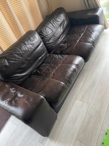 3+2 leather Sofa