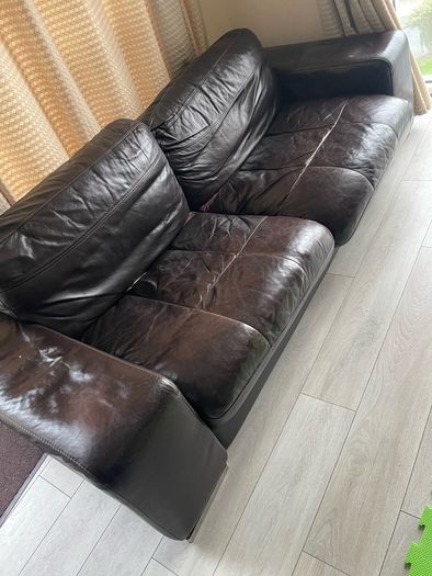 3+2 leather Sofa