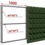 Wall-mounted vertical garden system with irrigation system Image 4
