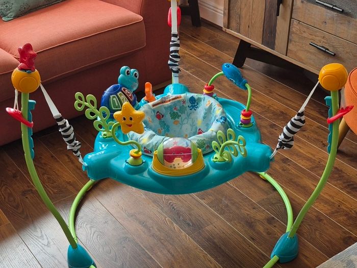 Baby Einstein Ocean Explorers Curiosity Cove 2-in-1 Activity Baby Jumper