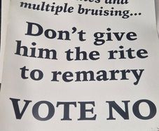 1995 divorce referendum posters.
