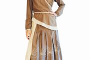 Sfizio cotton embroidered skirt set
