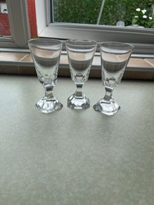 Vintage 3 Gilleroy & Boch Sherry Glaases