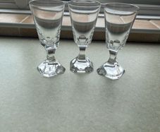 Vintage 3 Gilleroy & Boch Sherry Glaases