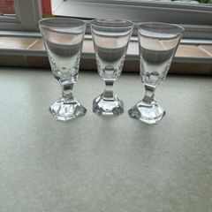 Vintage 3 Gilleroy & Boch Sherry Glaases