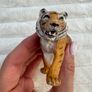 Schleich 2007 Orange Bengal Tiger Figure Animal Safari Zoo Retired Used Please see photos Image 3