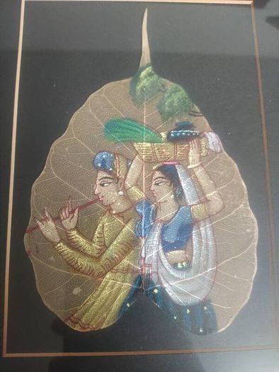 3x Peepal leaf pictures