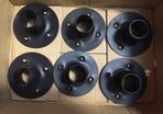 6 x Speaker straight through Top hats for pole mount