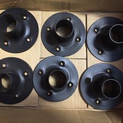 6 x Speaker straight through Top hats for pole mount