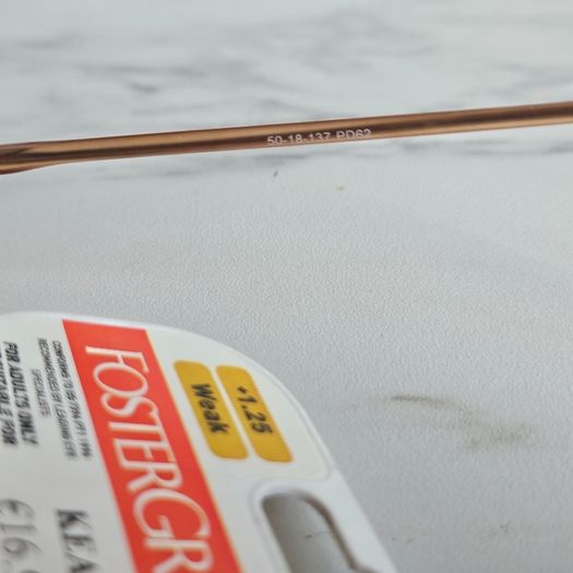 Foster Grant prescription reading glasses lenses +1.25 4 for 15 euro new