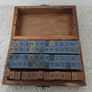 Wooden alphabet Stamp set Image 2