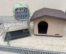 Dog cage 3 items included