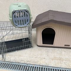 Dog cage 3 items included