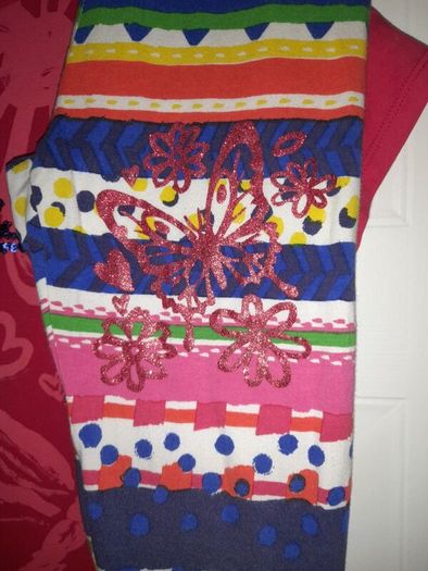 girls desigual top and leggings