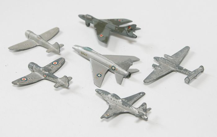 Vintage Dinky and Tekno die-cast planes