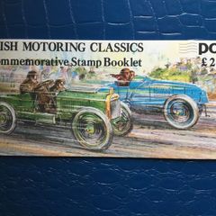 Irish stamps, 1988 booklet, motoring classics