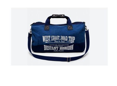 Vintage Style Denim Bag - ideal for sports, gym or travelling
