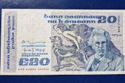 Ireland 1981 W.B. Yeats 20 pound banknote