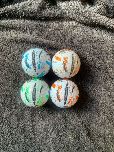 Colored Speedsoft Taylormade Golf balls (4)