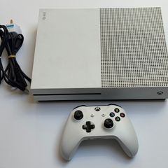 Xbox One S console with controller