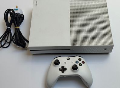 Xbox One S console with controller