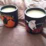Halloween Candles in Ceramic Pot X 2 Image 3