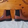 Tommy jeans warm lined chelsea boots Size 5 eu 38 rich brown leather in excellent condition Image 5