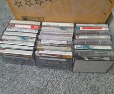 Audio cassettes, recordable cassette tapes, BASF, TDK, PHILIPS, SCOTCH, FX