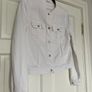 Jacqueline de Yong white denim jacket Image 2