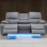 3 Seater Rita Plus Electric Leather Recliner Sofa Image 8