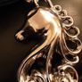 Ceramic Chrome Finish Horse Head ...  Ideal as Table Centre Piece/Mantle/Bed Side Locker .. Price Drop Image 6