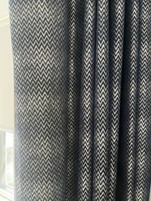 Navy curtains