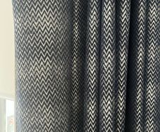 Navy curtains